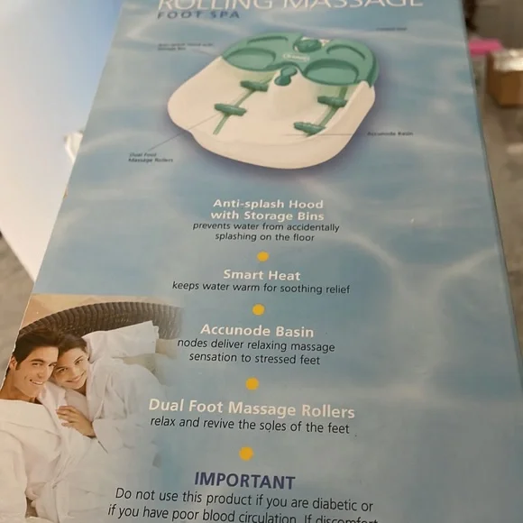 Dr. Scholls soothing rolling massage foot spa - Picture 5 of 6